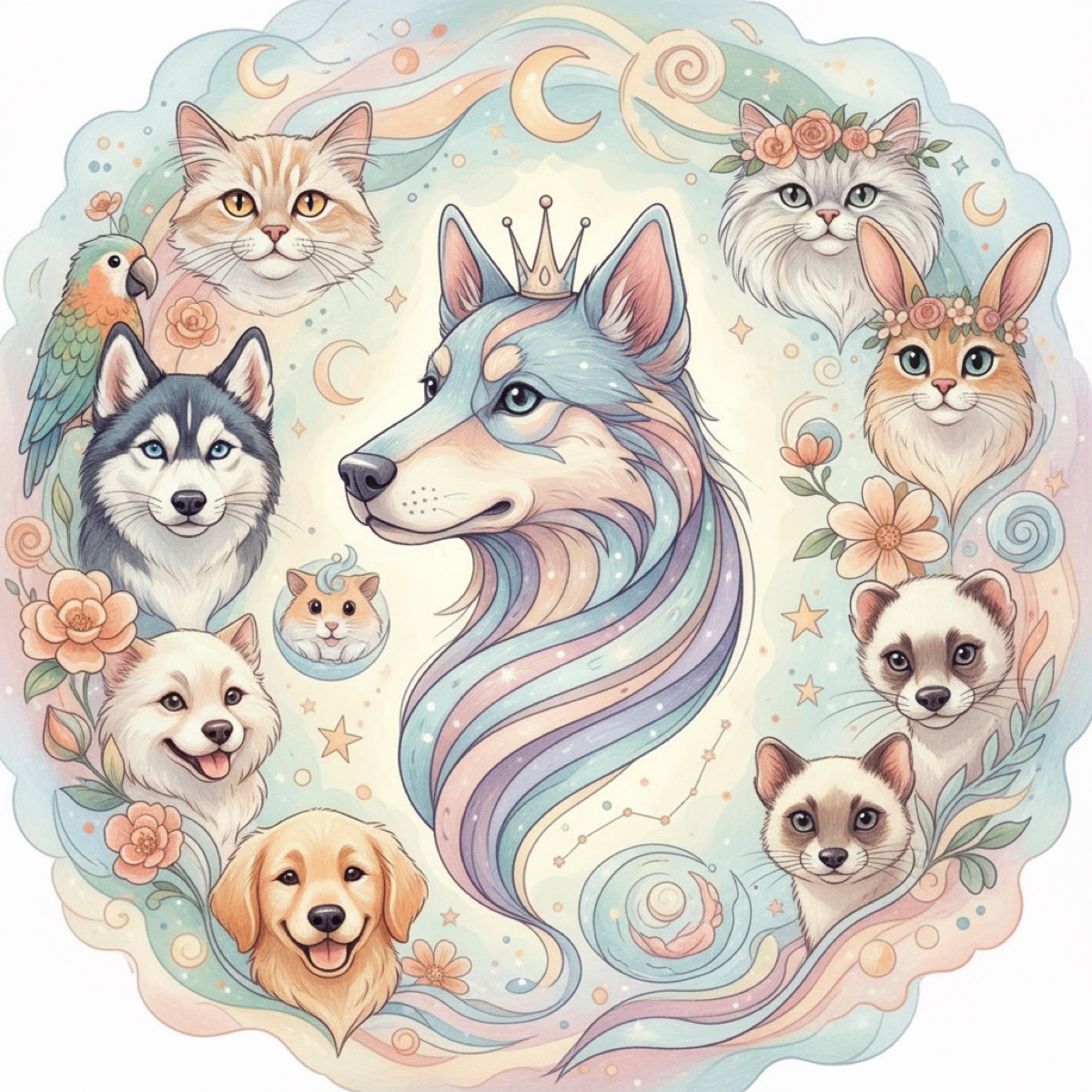 Portrete Custom cu Animale de Companie: Nu doar o poză, ci un VIBE!