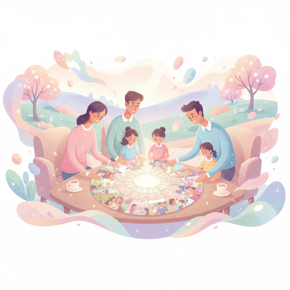 Puzzle-uri Foto Personalizate pentru Legătura în Familie